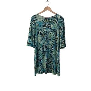 Lilly Pulitzer Women’s Green Floral Shift Dress Size S